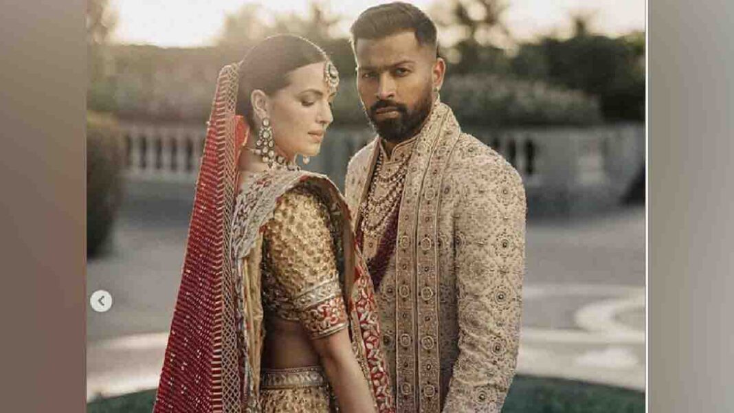 <strong>Hardik Pandya and Natasa Stankovic renew wedding vows</strong> <strong>Hardik Pandya and Natasa Stankovic renew wedding vows</strong>