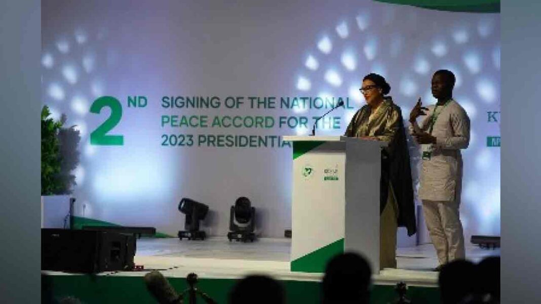 Why do the presidential candidates are abided by a peace accord amidst the election ? Why do the presidential candidates are abided by a peace accord amidst the election ?