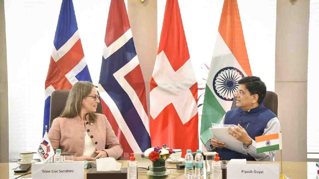India resumes trade talks with EFTA countries! India resumes trade talks with EFTA countries!