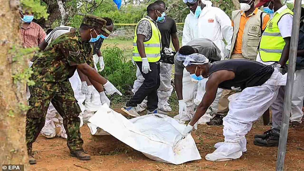 Numerous missing and dead in the Kenyan starvation cult case. Numerous missing and dead in the Kenyan starvation cult case.