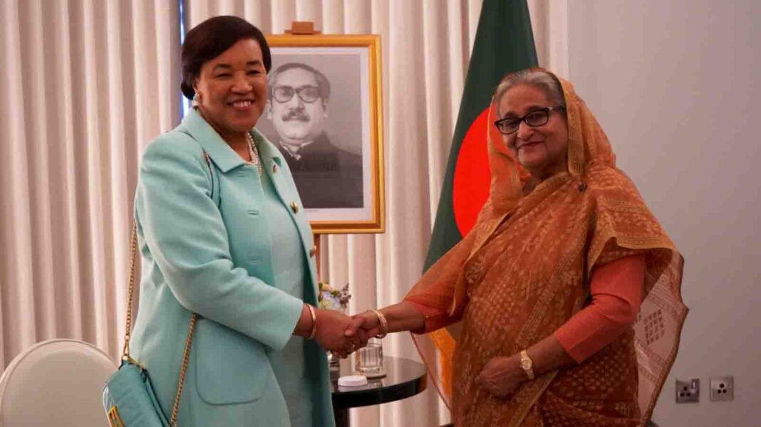Request by Bangladesh PM for the Commonwealth to deploy election observers at the upcoming polls Request by Bangladesh PM for the Commonwealth to deploy election observers at the upcoming polls