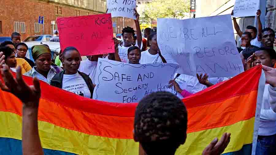 Ugandan LGBTQ activists vows to return home, despite the danger of being arrested, Ugandan LGBTQ activists vows to return home, despite the danger of being arrested,