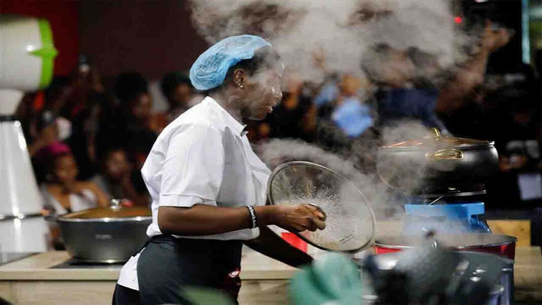 Nigerian chef cooks 100 hours non-stop to break the world record Nigerian chef cooks 100 hours non-stop to break the world record