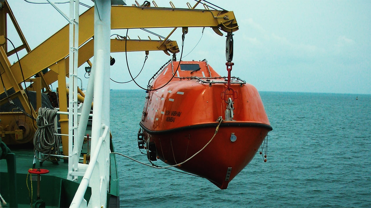 Redesigning lifeboats on cargo ships is necessary to increase crew