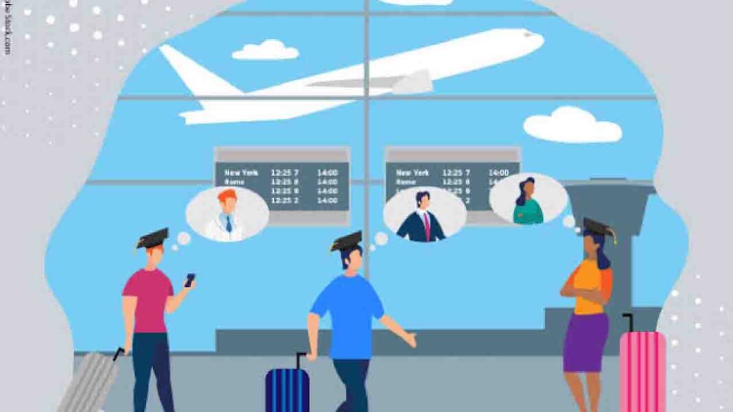 More than half of Nigerian professionals want to leave their jobs and move abroad. More than half of Nigerian professionals want to leave their jobs and move abroad.