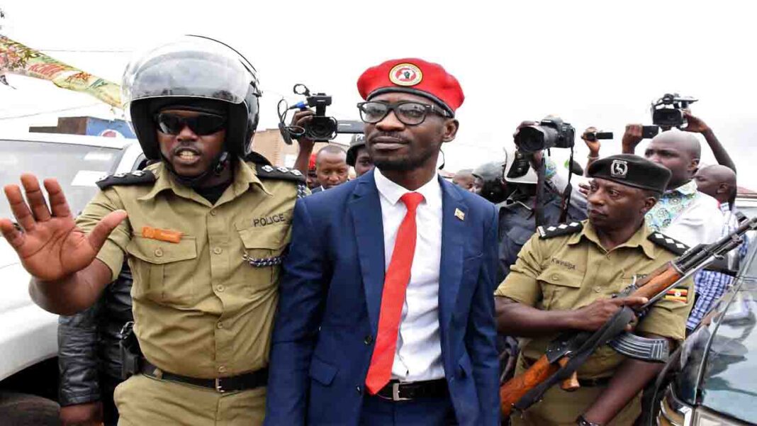 Police in Uganda forbid opposition protests led by Bobi Wine. Police in Uganda forbid opposition protests led by Bobi Wine.