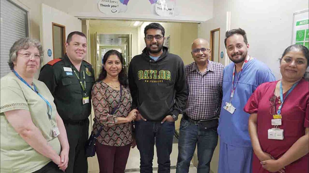 UK medics save Indian-American student whose heart stopped six times! UK medics save Indian-American student whose heart stopped six times!