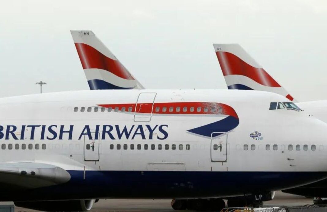 British Airways flight returns to… British Airways flight returns to…