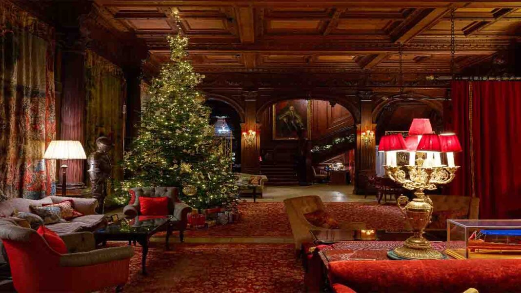 The top ten hotels in the UK for an opulent Christmas getaway. The top ten hotels in the UK for an opulent Christmas getaway.