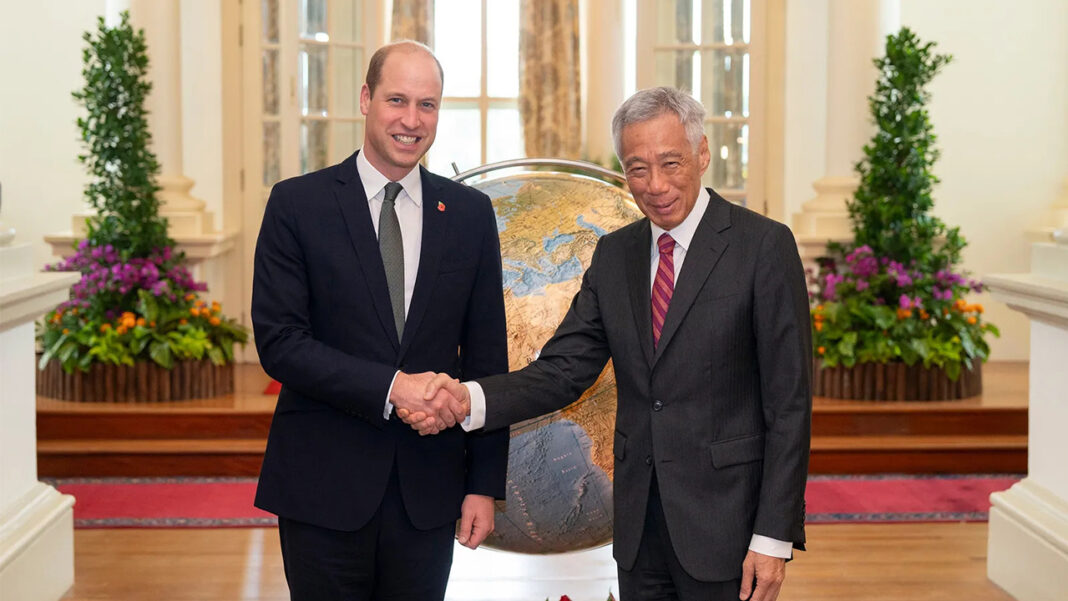 Prince William on a visit to Singapore…meets with President and Prime Minister Prince William on a visit to Singapore…meets with President and Prime MinisterÂ