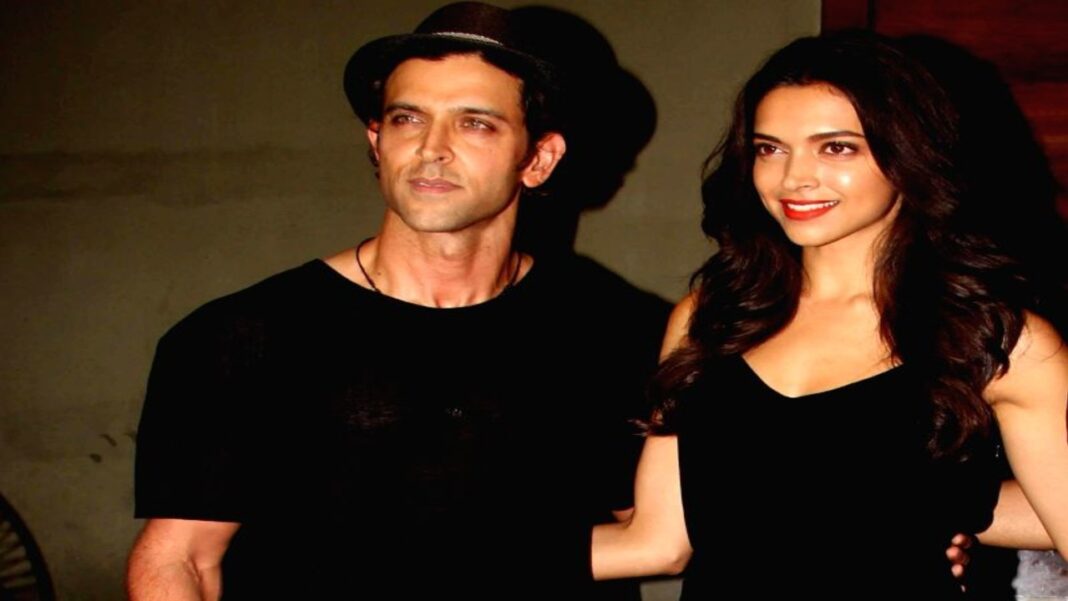 Padukone stuns in a sexy black halter swimsuit for Fighter Padukone stuns in a sexy black halter swimsuit for Fighter