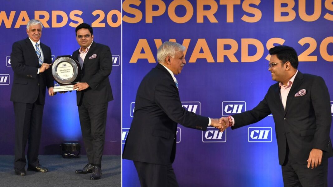 BCCI secretary Jay Shah   accolades ‘Sports Business Leader of the Year’ BCCI secretary Jay Shah   accolades ‘Sports Business Leader of the Year’
