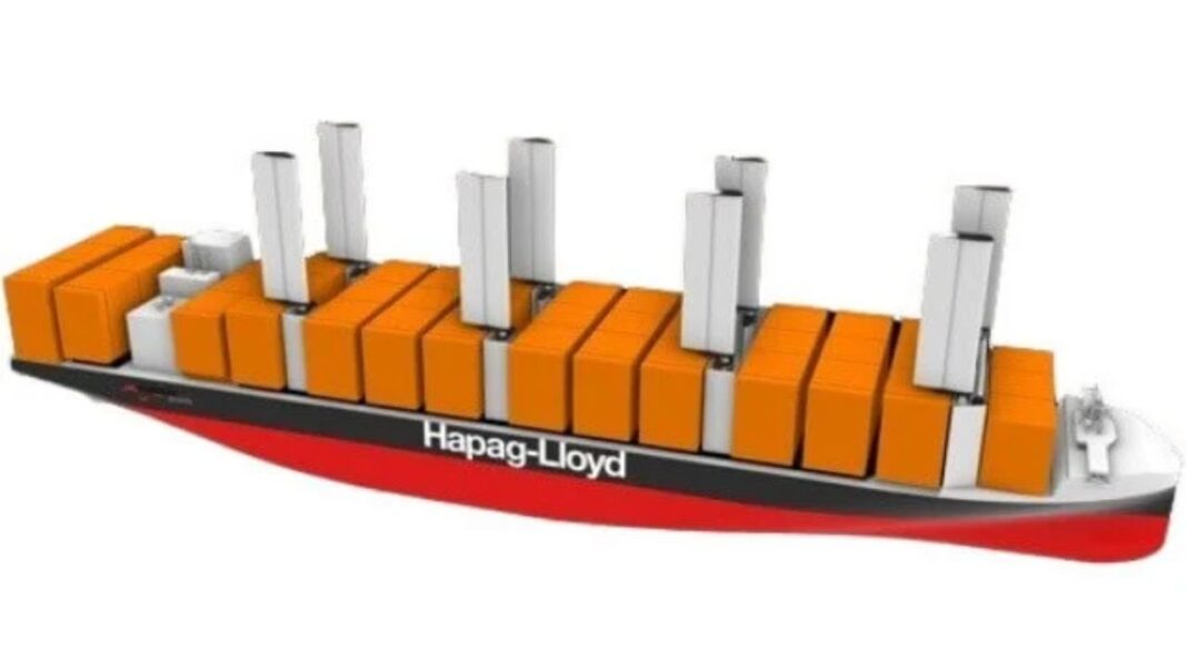 Hapag-Lloyd employs yacht racing to research wind-assisted propulsion methods and… Hapag-Lloyd employs yacht racing to research wind-assisted propulsion methods and…