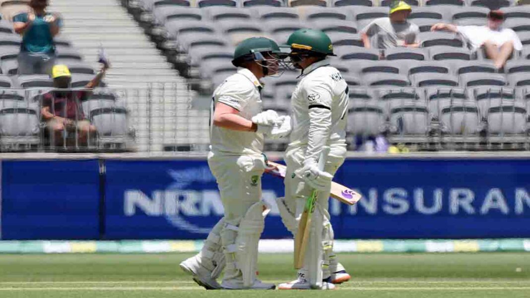 Khawaja wears a black armband to show ‘All lives are equal’ Khawaja wears a black armband to show ‘All lives are equal’