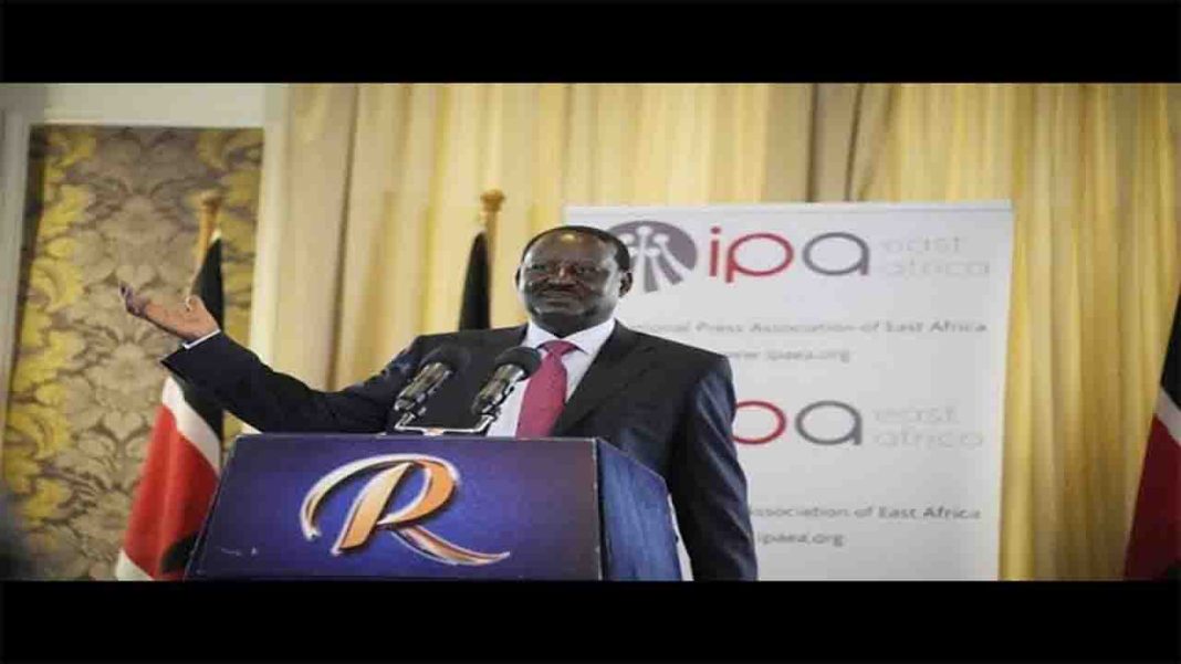 Raila Odinga declares his candidacy to lead the AU commission Raila Odinga declares his candidacy to lead the AU commission