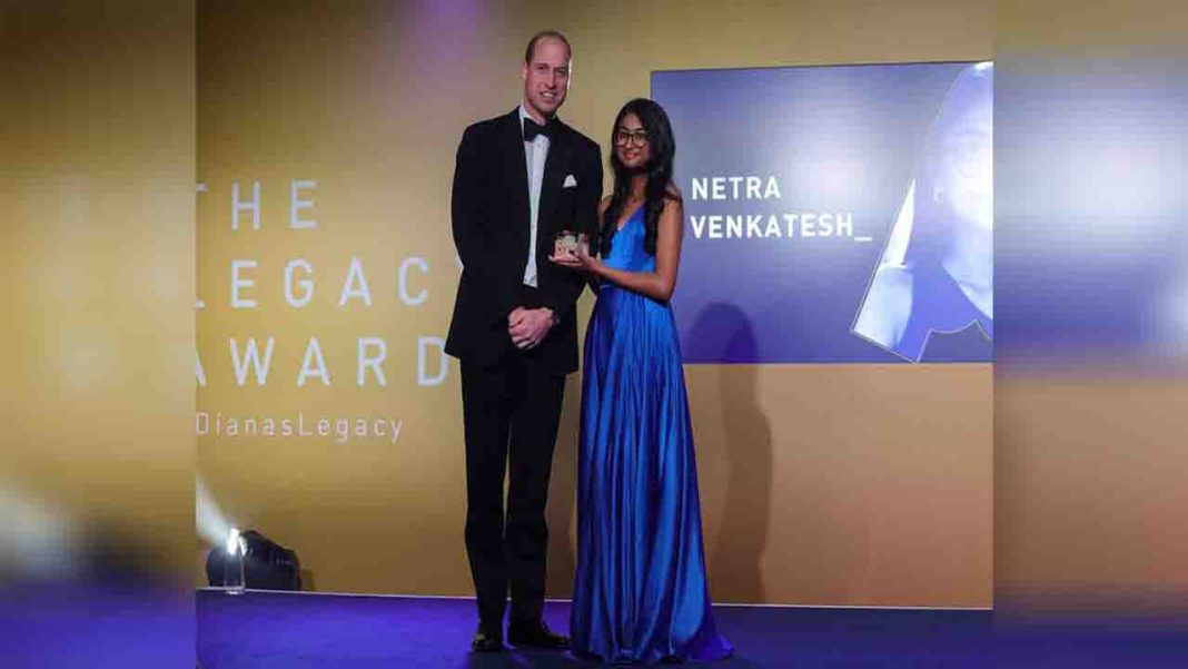 Netra wins the Diana Legacy Award! Netra wins the Diana Legacy Award!