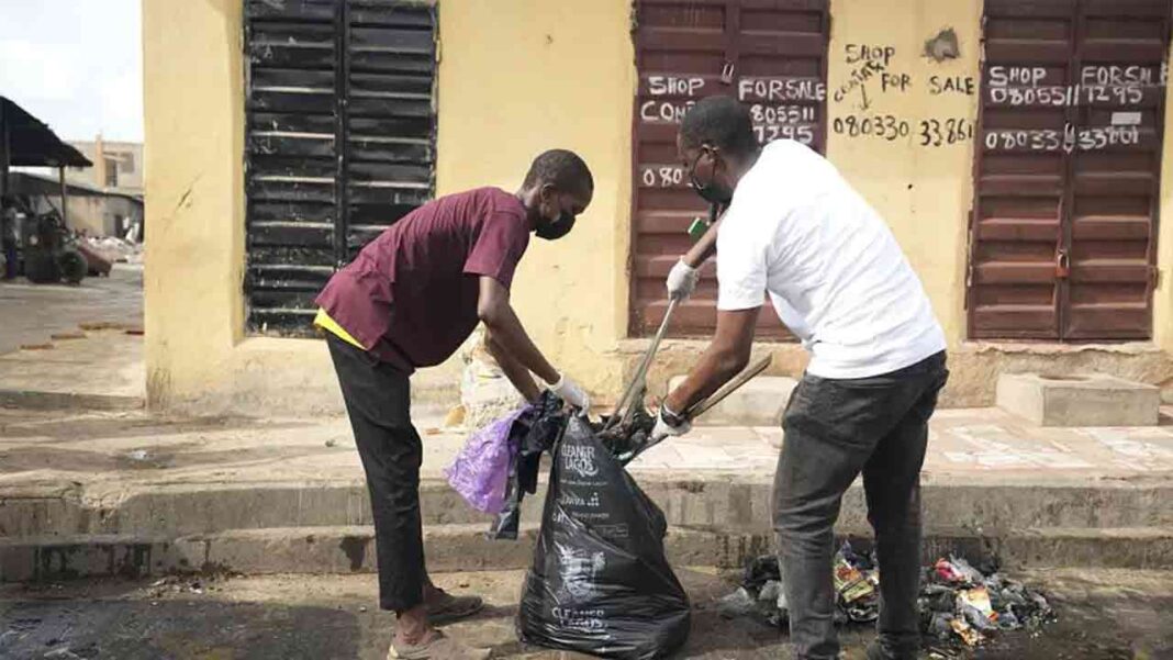 Clean up ahead of 2024 World Earth Day Clean up ahead of 2024 World Earth Day