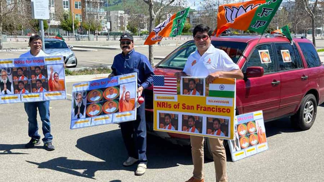 Car rallies for Modi Car rallies for Modi