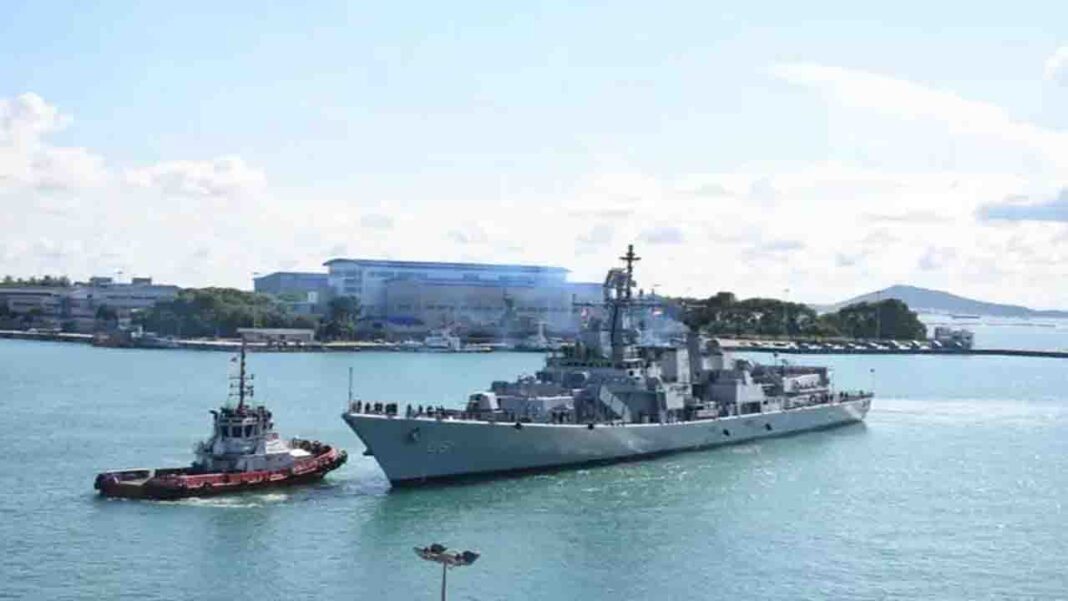 Indian Navy ships visit Singapore Indian Navy ships visit Singapore