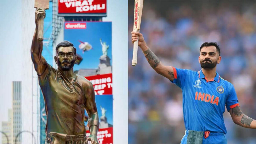 Virat Kohli larger than life at New York’s Times Square Virat Kohli larger than life at New York’s Times Square