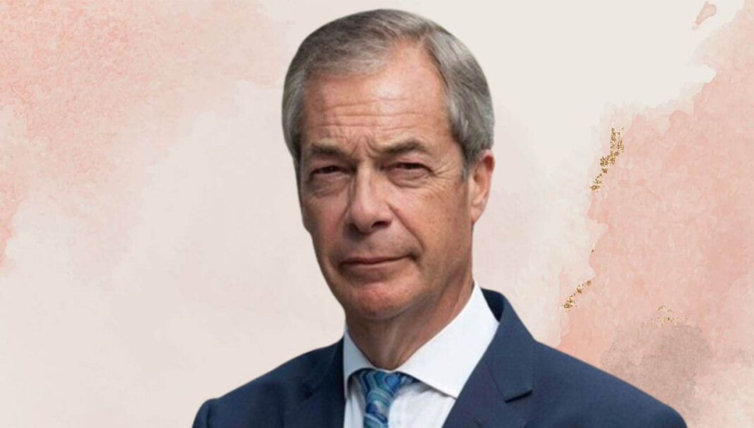 Pelted Farage is determined to continue campaigning Pelted Farage is determined to continue campaigning