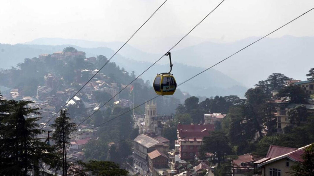 Shimla to launch the world’s second-largest ropeway project Shimla to launch the world’s second-largest ropeway project