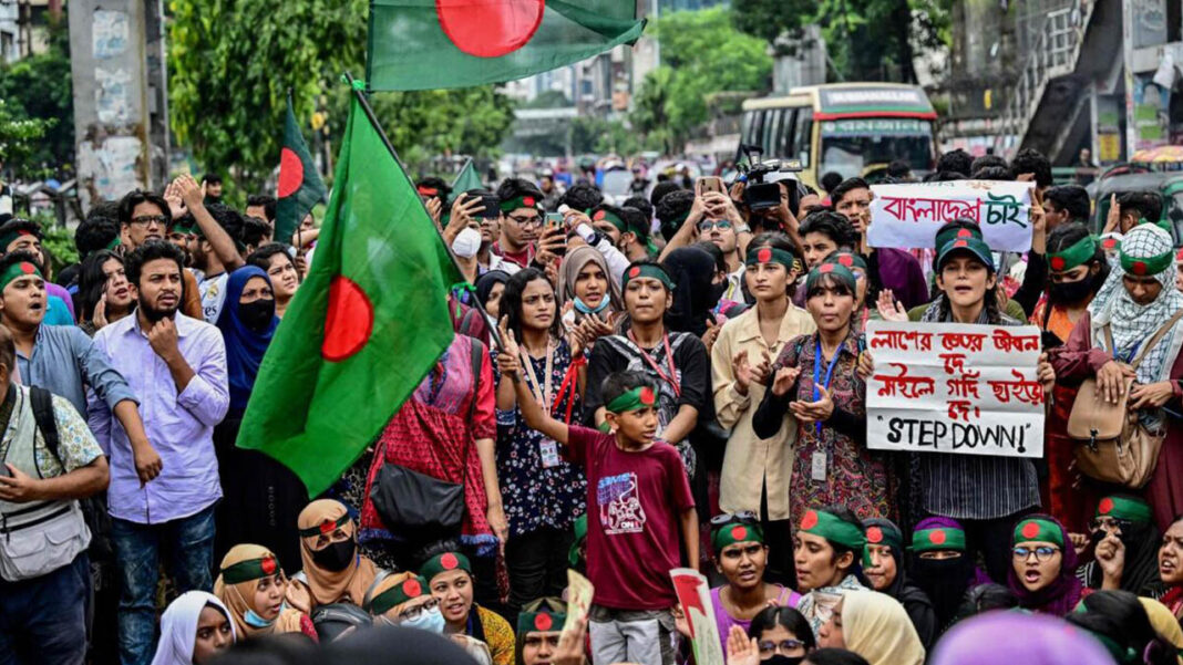Nearly 100 dead in major anti-government protests in Bangladesh Nearly 100 dead in major anti-government protests in Bangladesh