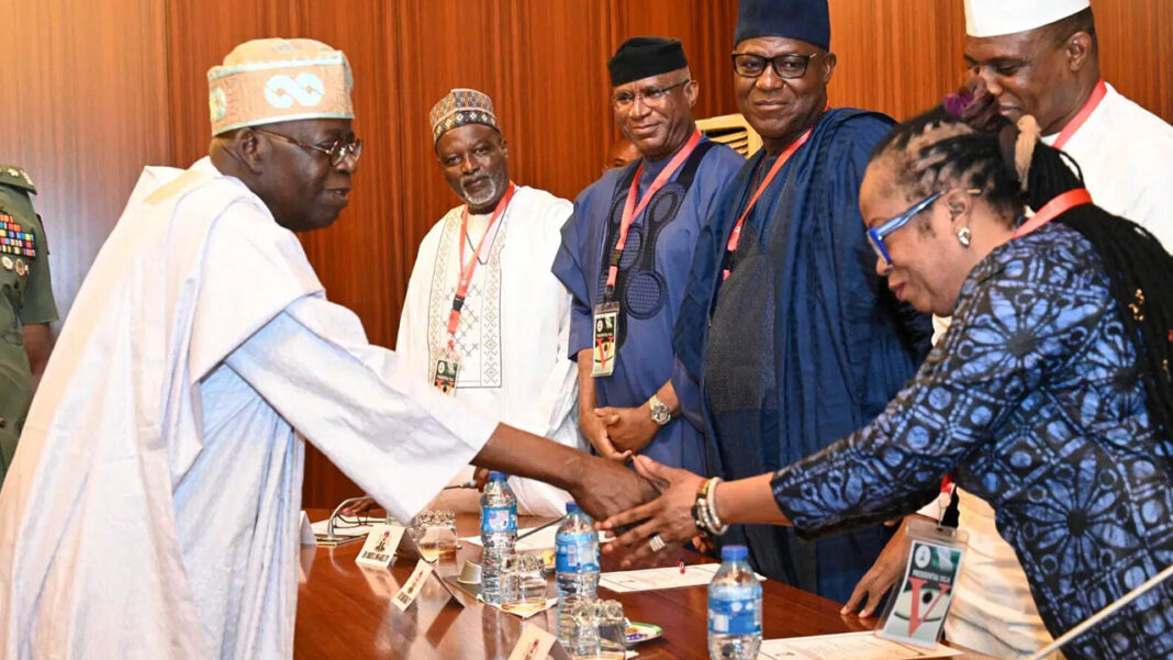 Tinubu Reaffirms Commitment to Nigeria’s Development, Seeks Support from Former Leaders Tinubu Reaffirms Commitment to Nigeria’s Development, Seeks Support from Former Leaders