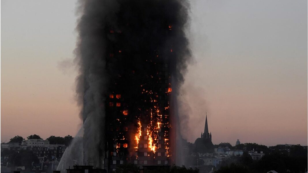 Starmer apologizes to Grenfell families as fire engulfs another high-rise flat Starmer apologizes to Grenfell families as fire engulfs another high-rise flat