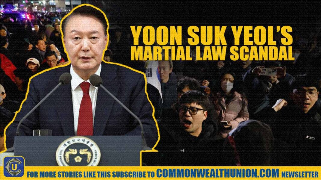 Breaking Democracy: Martial Law Sparks Political Unrest in South Korea