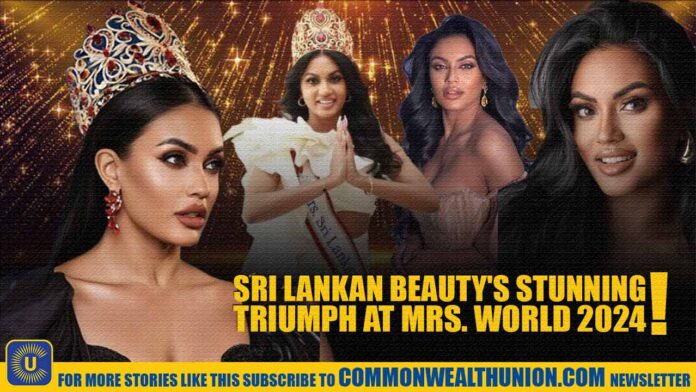 From Sri Lanka to the Global Stage: Ishadi Amanda's Journey to Becoming Mrs. World's First Runner-Up!