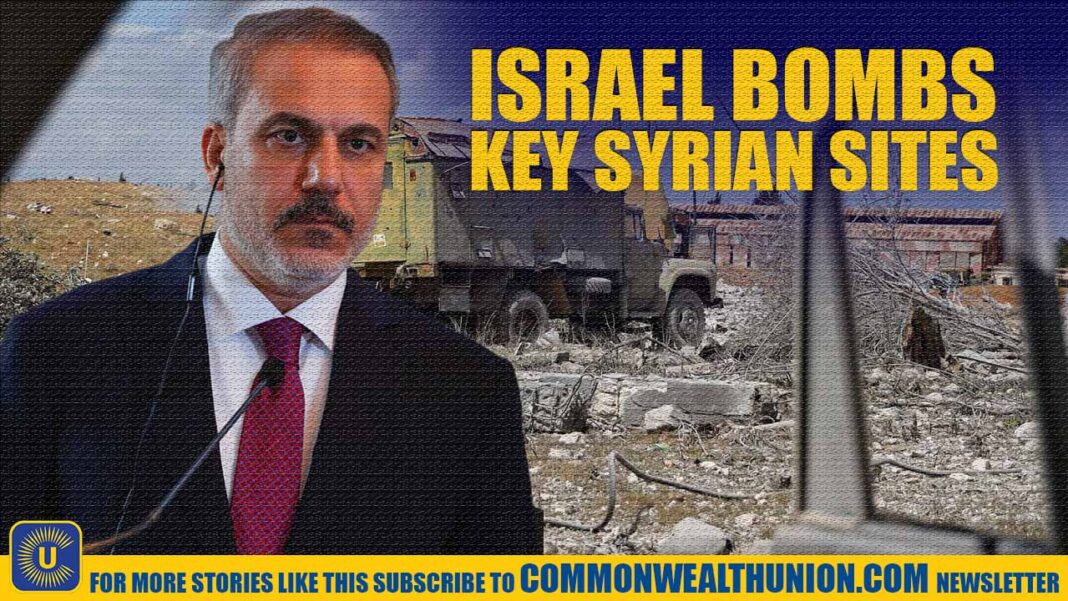 Israeli Airstrikes Target Key Military Sites in Syria as Turkey's Military Moves Raise Red Flags
