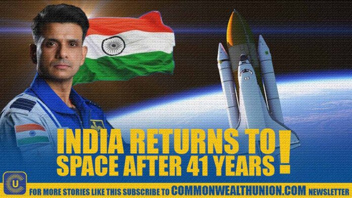 Blasting Into History: Indian Fighter Pilot Becomes the Nation’s New Space Hero!