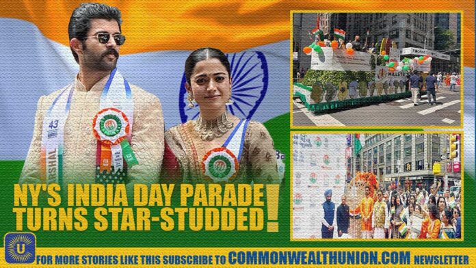 79th Independence Day Lights Up NYC—Did Rashmika and Vijay Just Steal the Show?