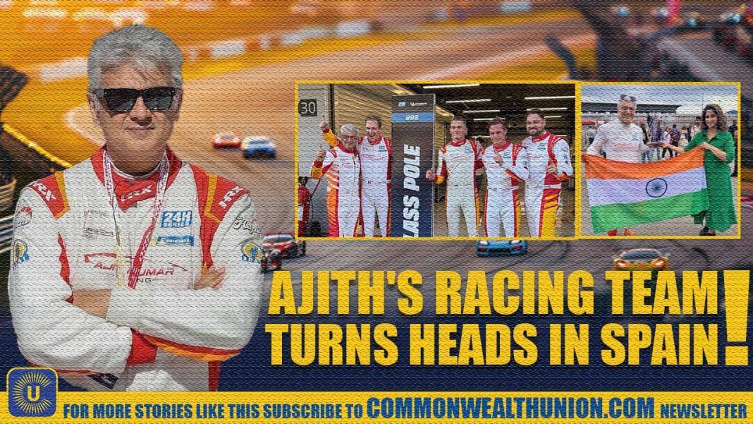 Indian flag flies high in Barcelona 24H Race: Ajith’s racing team stuns Europe! Indian flag flies high in Barcelona 24H Race: Ajith’s racing team stuns Europe!