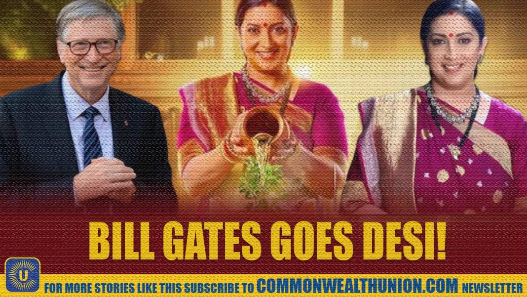 The internet can’t believe this wild collaboration: Smriti Irani’s next co-star is Bill Gates! The internet can’t believe this wild collaboration: Smriti Irani’s next co-star is Bill Gates!