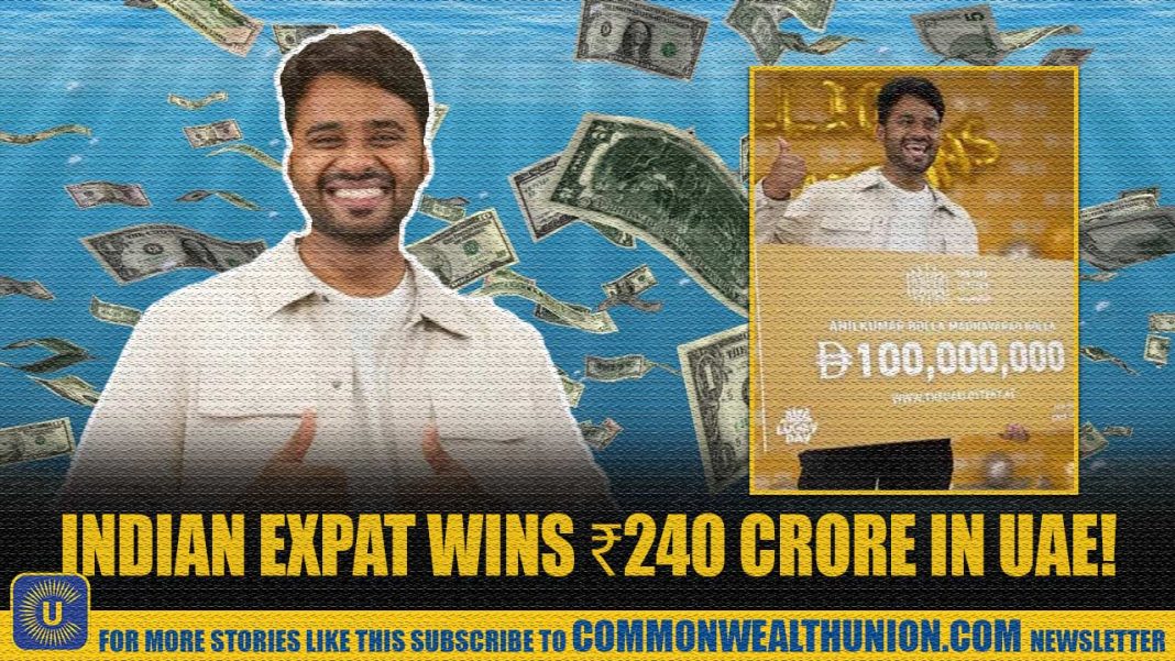 Unbelievable Luck: Indian in UAE wins record ₹240 crore in UAE Lottery!
