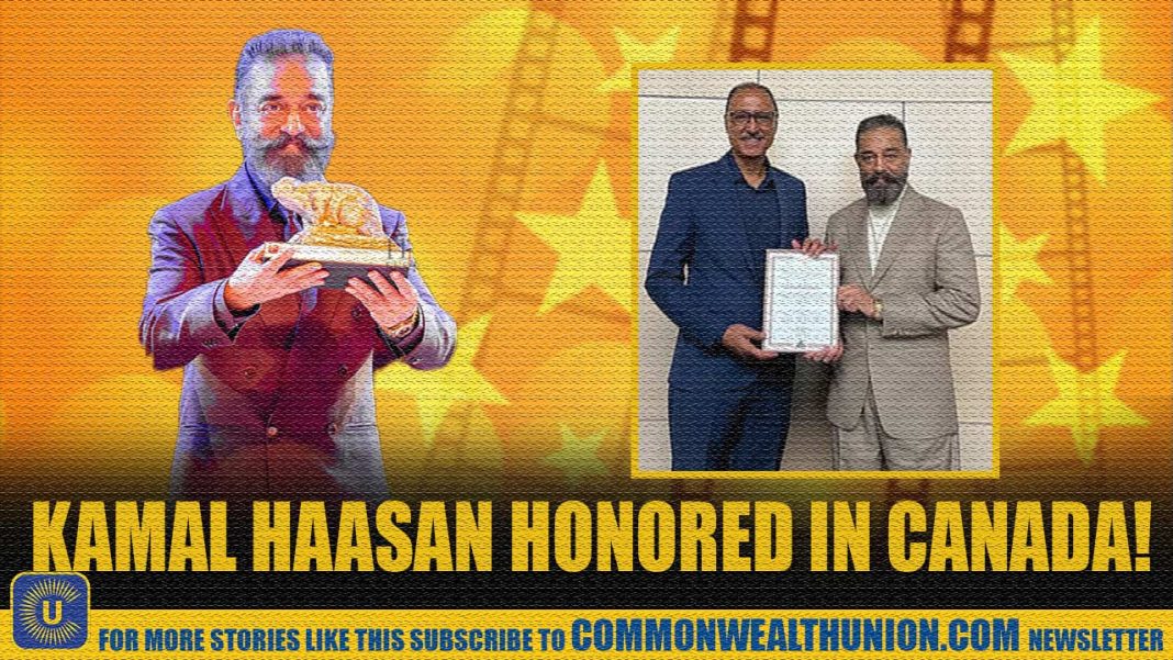 Canada honors Indian actor Kamal Haasan with the prestigious Golden Beaver Award! Canada honors Indian actor Kamal Haasan with the prestigious Golden Beaver Award!