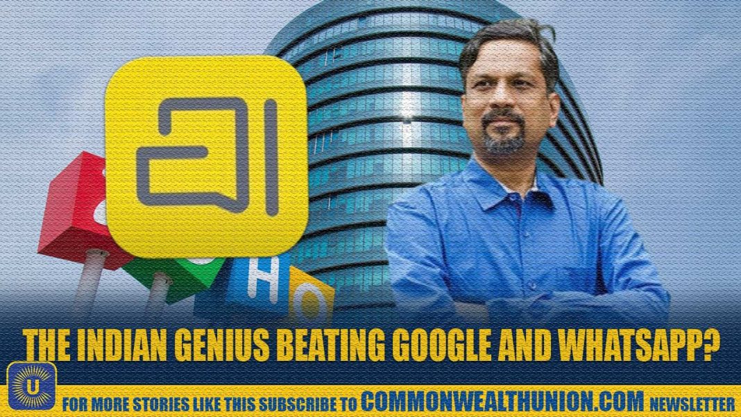 Can the Indian tech genius Sridhar Vembu’s made-in-India apps dethrone Google and WhatsApp in India?