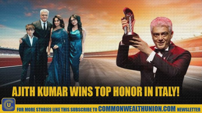 The gentleman behind the wheel: Venice applauds Ajith Kumar!