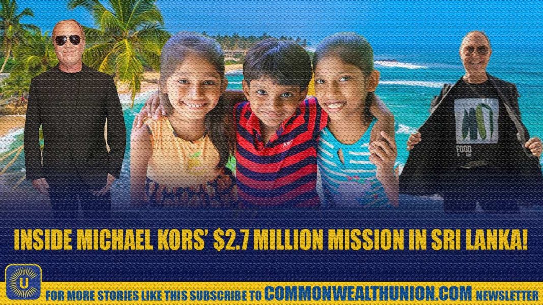 Fashion brand Michael Kors donates $2.7M for a noble cause in Sri Lanka! Fashion brand Michael Kors donates $2.7M for a noble cause in Sri Lanka!
