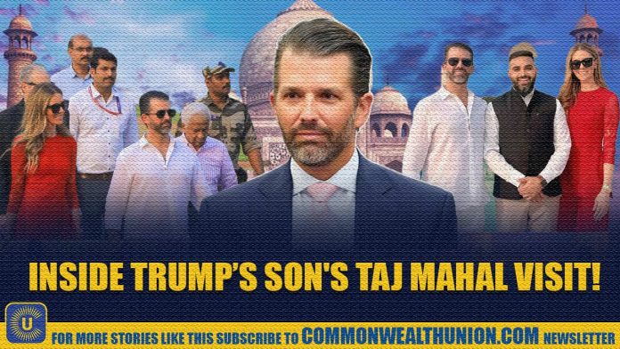 Unexpected guest: Trump’s son seen at Taj Mahal. But what brought him to India?