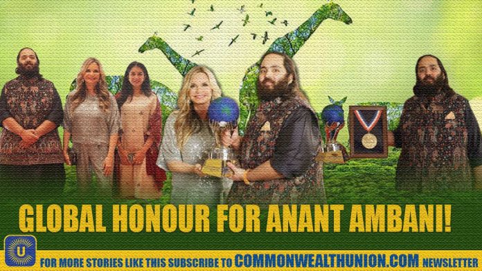 Anant Ambani stuns the world with a landmark Humanitarian Award!