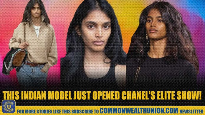A historic first: An Indian model leads Chanel’s Metiers d’Art show!
