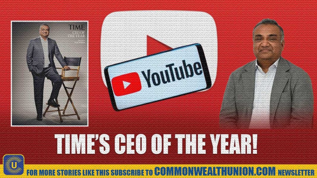 Time’s 2025 CEO of the Year: The Indian-origin CEO of YouTube takes the crown! Time’s 2025 CEO of the Year: The Indian-origin CEO of YouTube takes the crown!