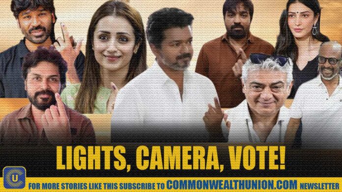 Stardom meets the ballot: Top stars step into the polling booth!