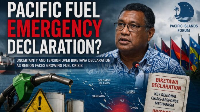 Pacific Fuel Emergency in Question as Declaration Sparks Confusion Among Leaders