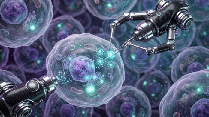 What Happens When Quantum Sensors Enter Living Cells? Researchers Develop a Magnetic Microbot Solution