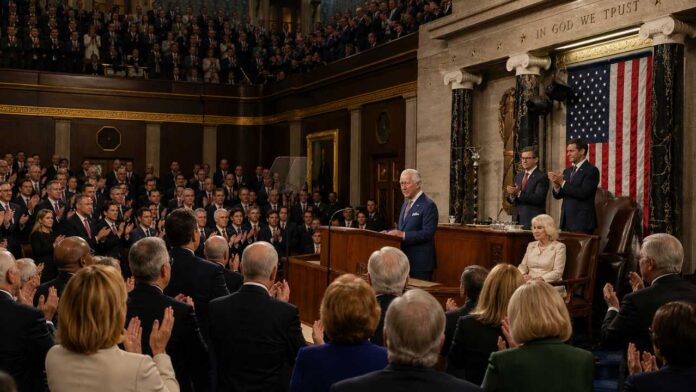 King Gets Standing Ovation After Warning the World Is Becoming More Dangerous
