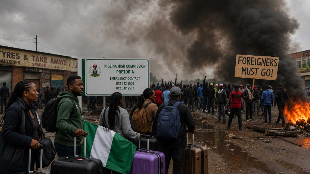 Over 130 Nigerians Seek Emergency Evacuation as Anti-Foreigner Protests Intensify in South Africa Over 130 Nigerians Seek Emergency Evacuation as Anti-Foreigner Protests Intensify in South Africa